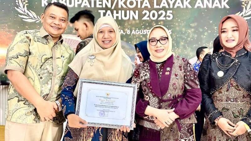 image Lobar menjadi Yang Terbaik di NTB Dalam Anugrah KLA Nasional 2025